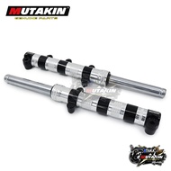 BOSULA โช้คหน้า กระบอกโช้คกลึง YAMAHA EXCITER150/EXCITER155 กระบอกโช๊ค+แกนโช๊คหน้า พร้อมแแกน โช้คหน้