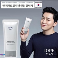 IOPE MEN Perfect Clean All In One Cleanser 125ml Made In Korea โฟมล้างหน้าสำหรับผู้ชายสูตรพรีเมี่ยมของแท้นำเข้าจากเกาหลี