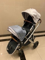 Uppababy vista v1 旗艦 雙寶 大小寶 推車