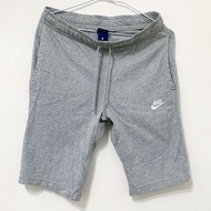 NIKE 休閒 棉褲 SPORTWEAR SHORTS STANDARD FIT LOGO 慢跑 籃球 運動 短褲 灰色 男版 S號 804419-063