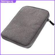 🛏️ Grey Canvas Cotton Space Sleeve with Pocket for 6in Ereader Protective Ebook Cover