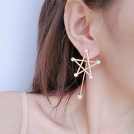 Women Earrings Korean Earrings Mutiara Asli Sabah Subang Mutiara Emas Korea Emas Bangkok Anting Anti