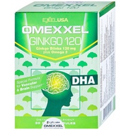 Omexxel Ginkgo 120 Excelife pills support increased cerebral blood circulation, good for the heart (