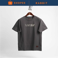 Genuine Evisu Gray Striped T-shirt | The Rabbit T Shirt Lelaki Baju T Shirt
