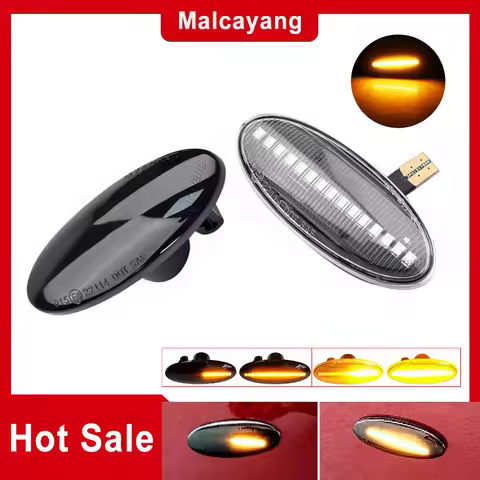 Side Marker Lamp Auto Parts For Nissan Qashqai J10 X-trail T31 Cube Juke Leaf Micra K13 2X LED Dynam