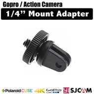 Gopro / Action Camera to 1/4" Camera Mount Adapter