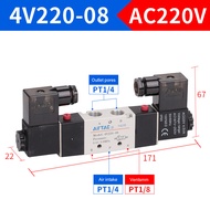 4V220-08 AC220V 4V230C-08 DC24V 4V230E-08 AC220V 4V230C-08 AC220V 220v 220v 24V Airtac Solenoid Valv