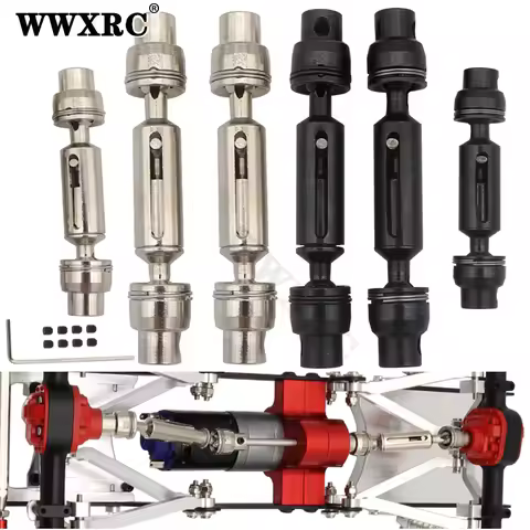 Metal Drive Shaft For 4WD 6WD Henglong WPL D12 B16 B24 B36 C14 C24 D42 JJRC Q60 Q61 MN D90 D91 MN99S