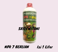 PUPUK NPK MUTIARA CAIR 1 LITER NPK 7 BERLIAN NUCINDO
