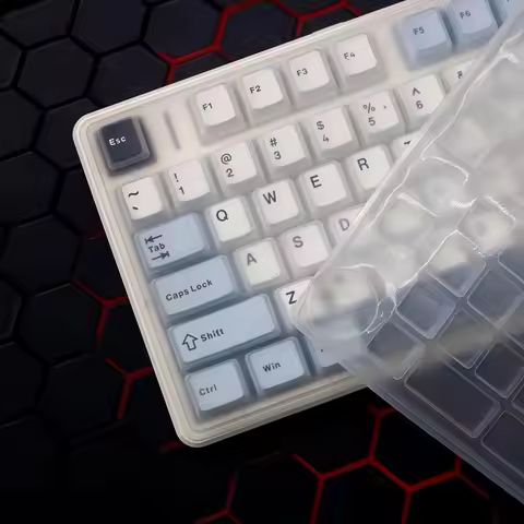 Transparent Dustproof Silicone Keyboard Cover Protector Skin For Aula F99 Pro Wireless Bluetooth Mec