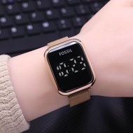 Jam tangan wanita Fashion/Jam tangan wanita Fossil Digital Touchscreen Magnet free box dan baterai