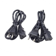 Universal 2-prong AC power cord cable lead EU US to IEC 320 C13 for Laptop Charger Power Cords 1.2M