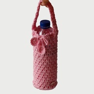 Tas Sarung botol minum / Tas Botol Minum lucu / Tas Termos Rajut / Tas Rajut Sarung Botol Minum Aqua