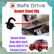 LA 1 Bji - Original Proton Wira , BLM , FL , FLX , Exora , Gen2 , Waja Engine Bonnet Stand Clip Holder Hook ( MB889049 )