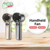 【150 Speed】Handheld Fan Portable Bladeless Mini Fan rechargeable Adjustment With Strong Wind Cooler 