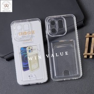 Infinix Smart 9 Infinix Smart 9 HD Infinix Hot 50i Clear Card Case Card Slot Case Infinix Smart 9 In