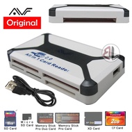 Official Avf Usb All in 1 Card Reader 6 Slot Support MS/SD/XD/T-F/M2/CF/Micro SD/Compact Flash (Mode