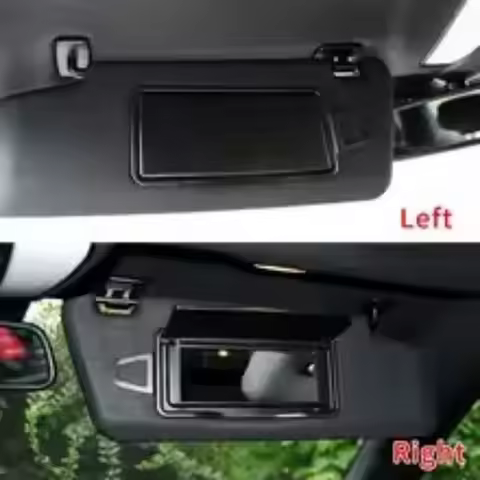 For Mercedes W212 W218 Car Interior Front Sun Shade Visor Makeup Cosmetic Mirror Cover For Benz E Cl