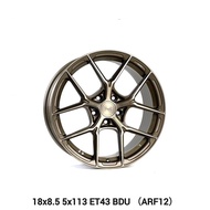 【Installation Available】Asga ARF12 18x8.5 5x112/114.3 ET43 BDU New Sport rim Flow Formed