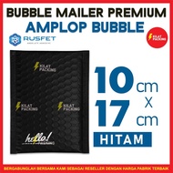 BUBBLE ENVELOPE 10X17CM - BUBBLE MAILER - BUBBLE PACKING HELLO PREMIUM BLACK