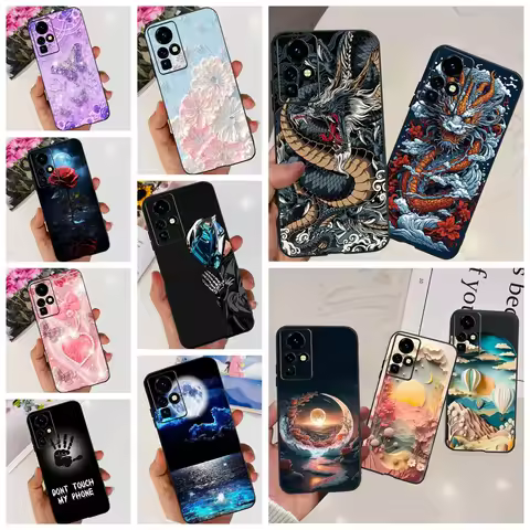 For Infinix Zero X Pro Case Zero Ultra 5G Back Cover Infinix Zero 30 4G 5G Zero 8 8i Coque Skull Coo