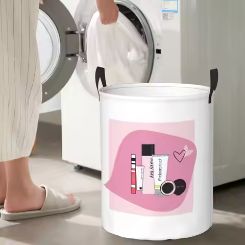 Mary Kay Foldable Laundry Baskets Dirty Clothes Toys Storage Basket Large Waterproof Hamper