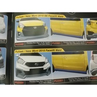 Perodua Myvi 2011 2015 icon lagi best various type front side rear bodykit skirting