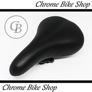 Original SD2084 Plain Black BMX Bike Saddle