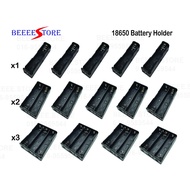 UM 18650 BATTREY HOLDER 1 / 2 / 3 Slot 18650 3.7v Battery Holder battery casing Holder with Wire Lea