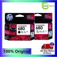 #[READY STOCK LOCAL]HP 680 INK ORIGINAL BLACK & COLOUR PRINTER CARTRIDGES