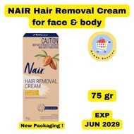 NAIR Hair Removal Cream for face & body 75 gr sensitive precision