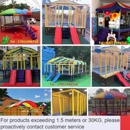 QDH/NEW✅Kindergarten Large Trampoline Outdoor Children's Trampoline Square Stall Trampoline Outdoor Playground Equipment