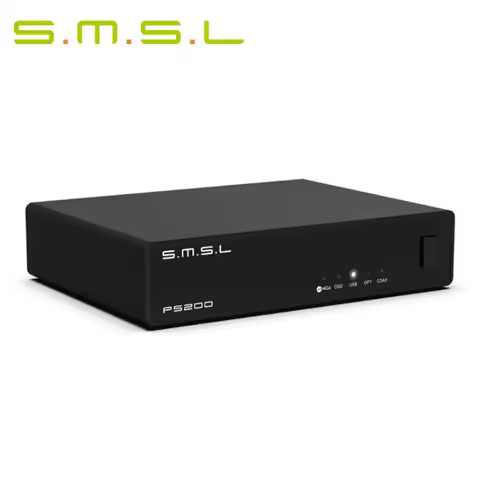SMSL PS200 PRO DAC Hi-Res MQA DSD512 Dual ES9039Q2M Decoder DAC Multifunctional Audio Converter for 