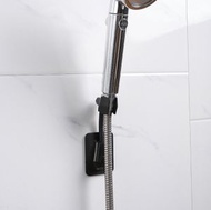 KF - 免打孔浴室花灑支架 支架 收納架 掛架 （黑色）#(KFF)