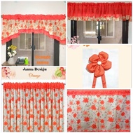 Argos Orange Flower Matchy Matchy Curtains Kurtina