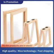 3 Pieces Paper Making Wooden Paper Making Mould Papermaking Screen Kit 3 Size Frame for DIY  (A7, A6