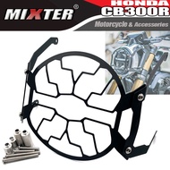 Motorcycle Front Headlight Grille Guard Cover Protector Bracket Lampshade For HONDA CB300R 2019-2021