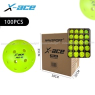 30/60/100PCS  40 Holes Professional Game Training Balls， X-ACE PRO 40 Pickleball Balls 泡菜球