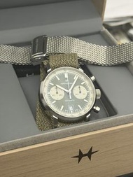 Hamilton Intra-Matic Auto Chrono sage green dial