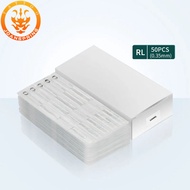 50PCS Professional Tattoo Needle 1RL 3RL 5RL 7RL 9RL 11RL 13RL 15RL 18RL 0.35mm Round Liner Tattoo N