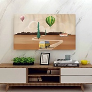Custom pattern New Style tapestry TV Dust Cover Elastic Hanging TV Cover Cloth remote control Comput