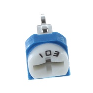【 Hualuan】-10X 6mm 10k ohm Horizontal Pot Variable Cermet Potentiometer Trimmer Resistor UK