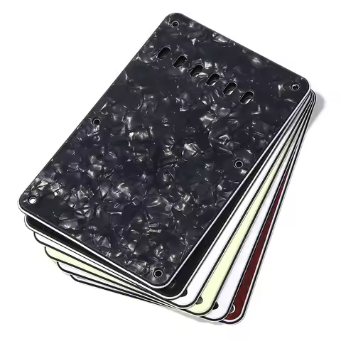 Guitar Bass Instrument Accessories 6 Holes Guitar Tremolo Cavity Cover Back Plate for Fender ST SQ E