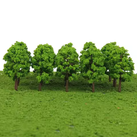 20 Pieces 1/150 Model Trees Train Scenery Architecture Plant Fake Trees for DIY Crafts, Building Mod