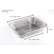 4602 ALUMINIUM FOIL TRAY WITH LID - 2pc