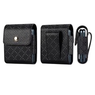 Universal Folding Cell phone Bags Belt Buckle Diamond Leather For Samsung Galaxy Z Flip6 Flip4 Flip3