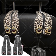 1/2pcs Car Seat Dual Hook Leather Car Hanger Bag Hook for Audi A4 B8 A3 8P 8V S3 A5 A6 S6 C6 Q5 A8 R