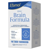 Efamol Brain Formula (Efalex) 120 capsules 2026 expiry；double strength version