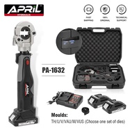High-quality APRIL PA-1632 High Power Hydraulic Mini Battery Powered Pipe Crimping Tool Li-ion Recha