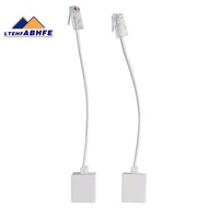 2 socket 8P4C / RJ45 male RJ11 6P4C to female M / F Adapter telephone Ethernet